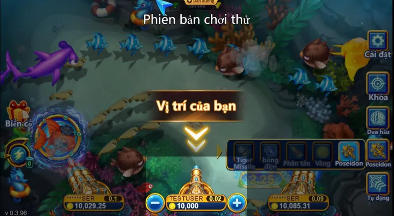 Đồ hoạ game bắn cá SHBET đỉnh cao