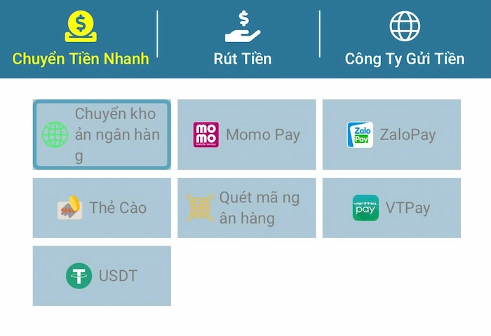Nhà Cái Hỗ Trợ Các Phương Thức Nạp Tiền Nào?