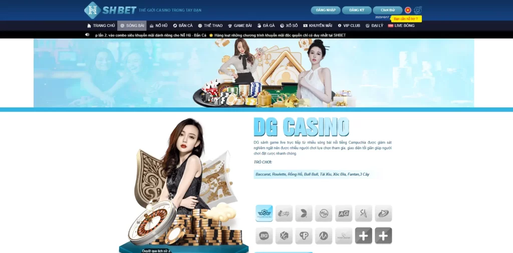 Giao Diện PC SHBET Casino