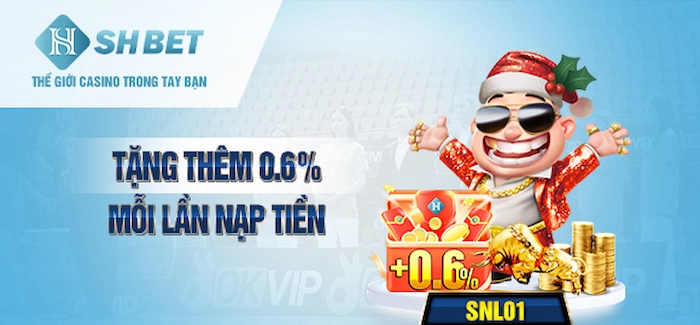 Khuyến Mãi Tặng Thêm 6% Mỗi Lần Nạp Tiền