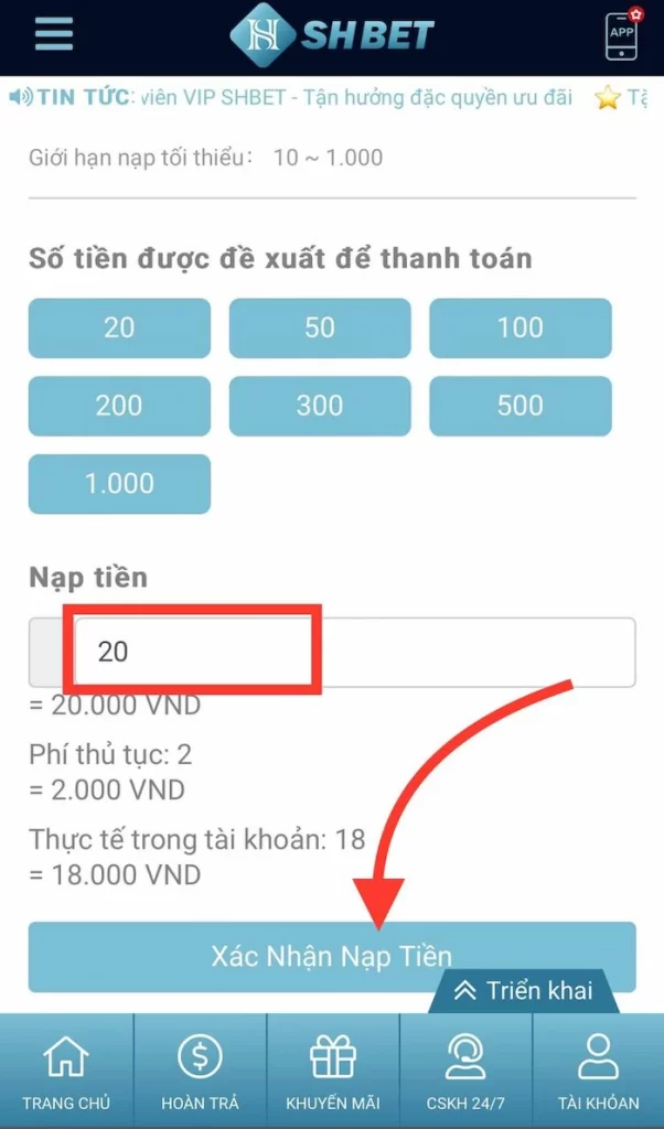 Nạp Tiền Thông Qua Thẻ Cào