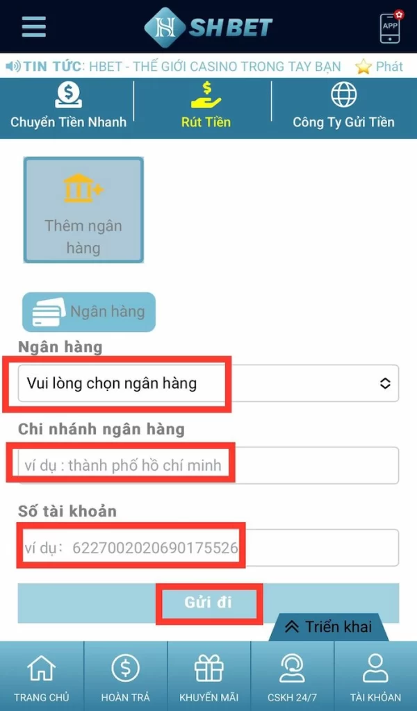 Liên Kết Tài Khoản Ngân Hàng Trước Khi Nạp Tiền