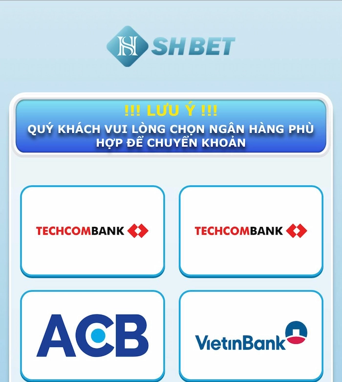 Chuyển Khoản Ngân Hàng
