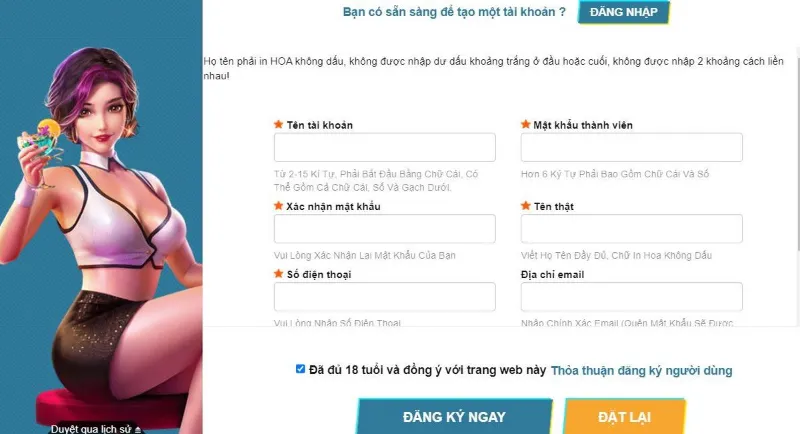 Đăng ký đăng nhập dễ dàng cùng trang cá cược SHBET