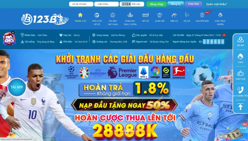 Tỷ lệ ăn lô đề cực cao cùng 123B